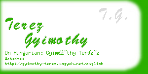 terez gyimothy business card